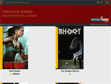 Tablet Screenshot of cinemasinjordan.com